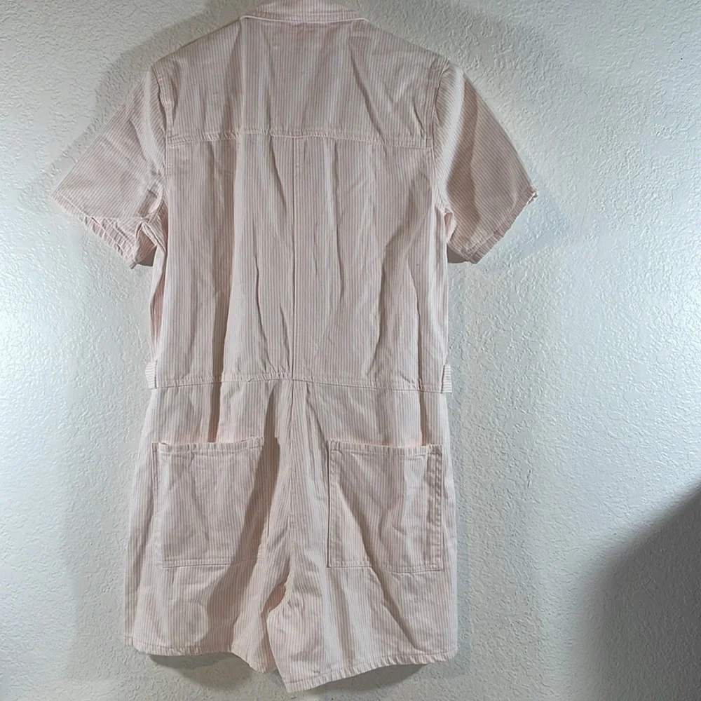 BLANK NYC STRAWBERRY PUNCH ROMPER STRIPES WITH POCKETS SIZE MEDIUM NEW - Picture 6 of 12